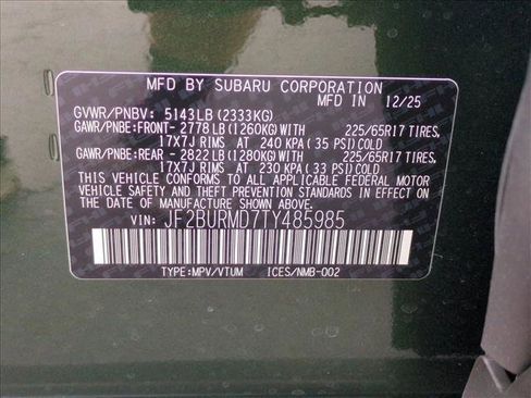 New 2026 Subaru Outback Wilderness image 18