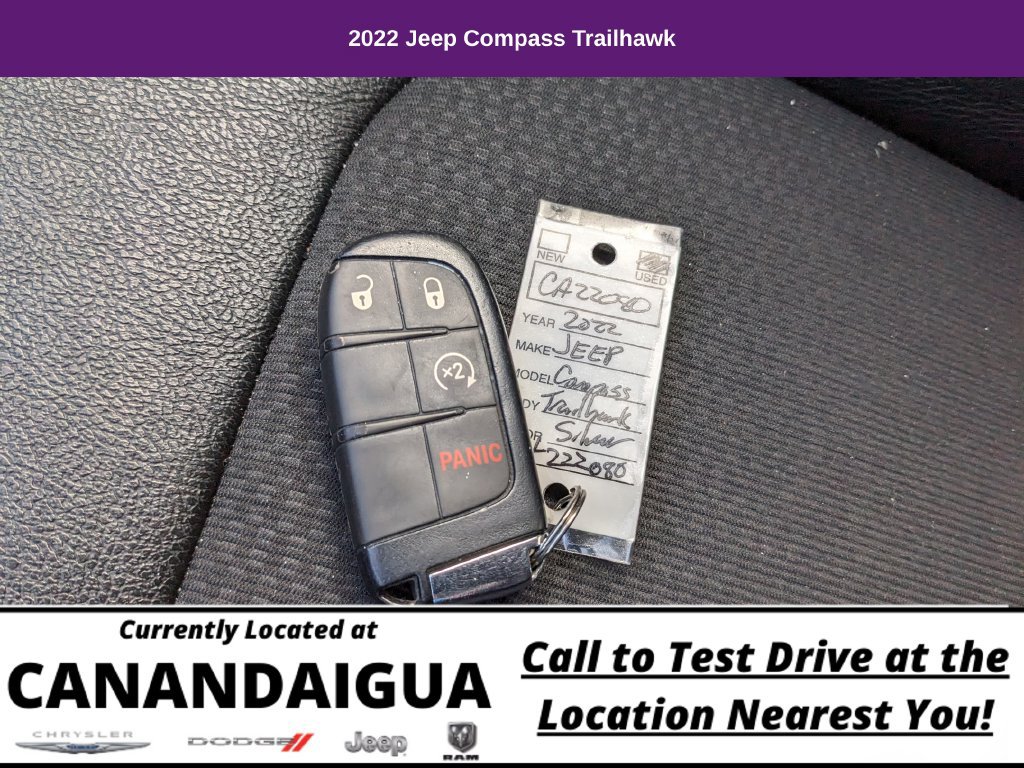 Used 2022 Jeep Compass Trailhawk w/ Trailhawk Convenience Group AWD/4WD image 19