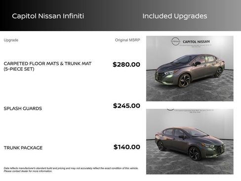 New 2025 Nissan Versa SR w/ Trunk Package image 5