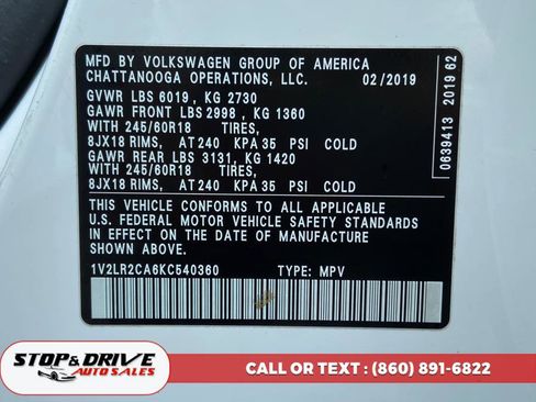 Used 2019 Volkswagen Atlas SE image 23