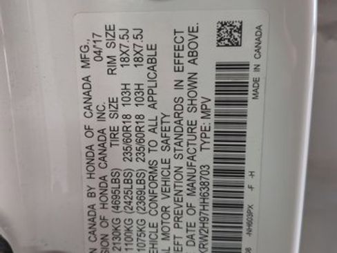 Used 2017 Honda CR-V Touring image 15