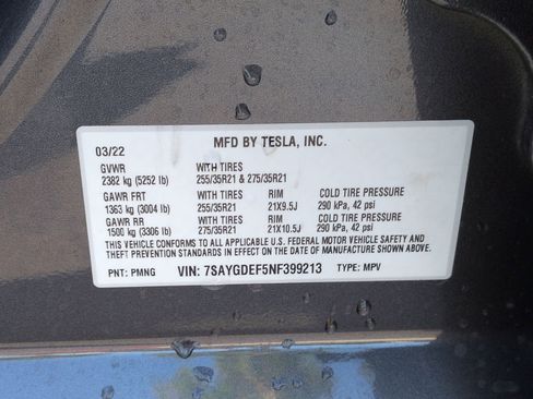 Used 2022 Tesla Model Y Performance AWD/4WD image 32