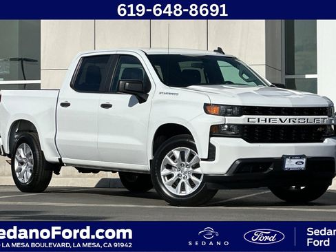 Used 2021 Chevrolet Silverado 1500 Custom image 1