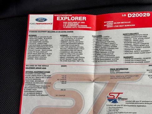 Used 2020 Ford Explorer ST w/ ST Street Pack image 45