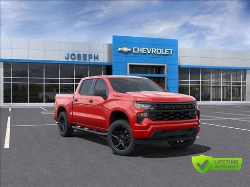 New 2025 Chevrolet Silverado 1500 Custom w/ Turbomax Blackout Package RWD image 1