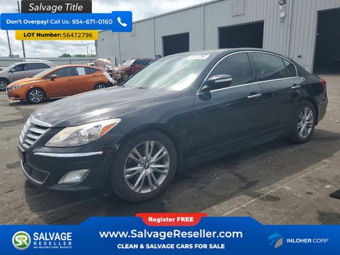 Used 2012 Hyundai Genesis 3.8 w/ Premium Pkg RWD image 1