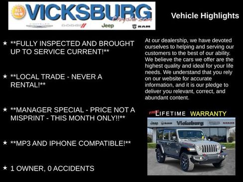 Used 2022 Jeep Wrangler Unlimited Rubicon image 13