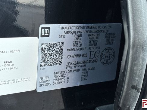 Certified 2021 GMC Yukon SLE image 37