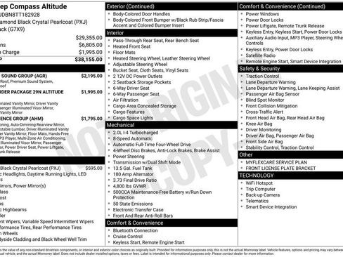 New 2026 Jeep Compass Latitude w/ Sun and Sound Group AWD/4WD image 3