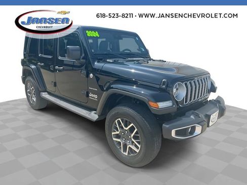 Used 2024 Jeep Wrangler Unlimited Sahara w/ Dual Top Group AWD/4WD image 1
