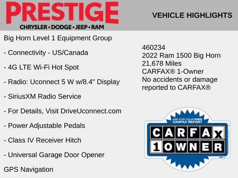 Used 2022 RAM 1500 Big Horn image 8