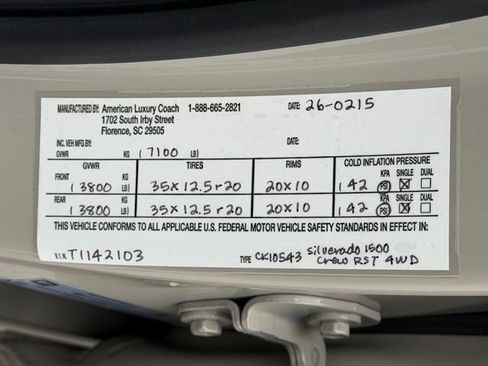 New 2026 Chevrolet Silverado 1500 RST w/ Safety Package AWD/4WD image 27