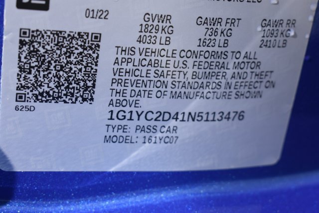 Used 2022 Chevrolet Corvette Stingray Premium Cpe RWD image 38