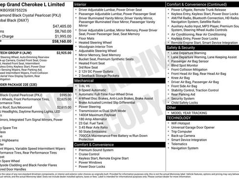 Used 2025 Jeep Grand Cherokee L Limited w/ Luxury Tech Group II image 15