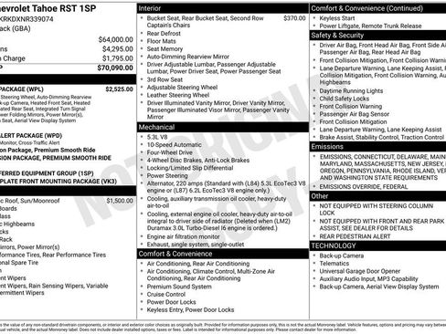 Used 2022 Chevrolet Tahoe RST w/ Luxury Package image 6