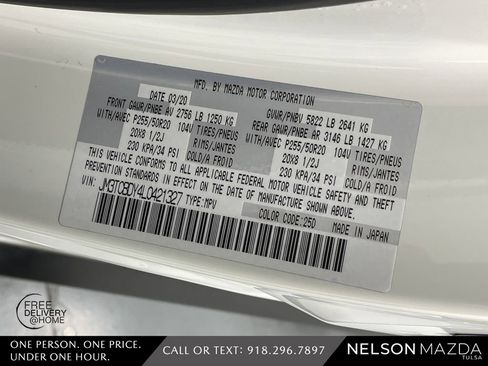 Used 2020 MAZDA CX-9 Grand Touring image 62