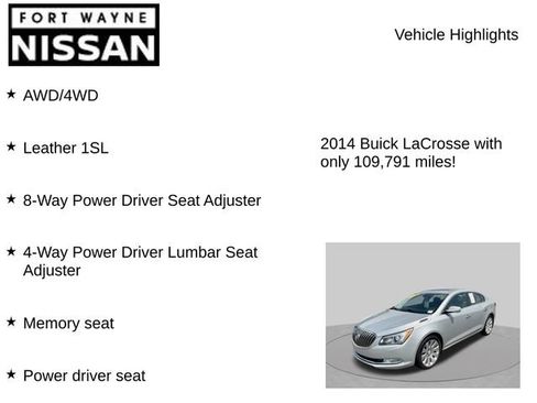 Used 2014 Buick LaCrosse Leather AWD/4WD image 7