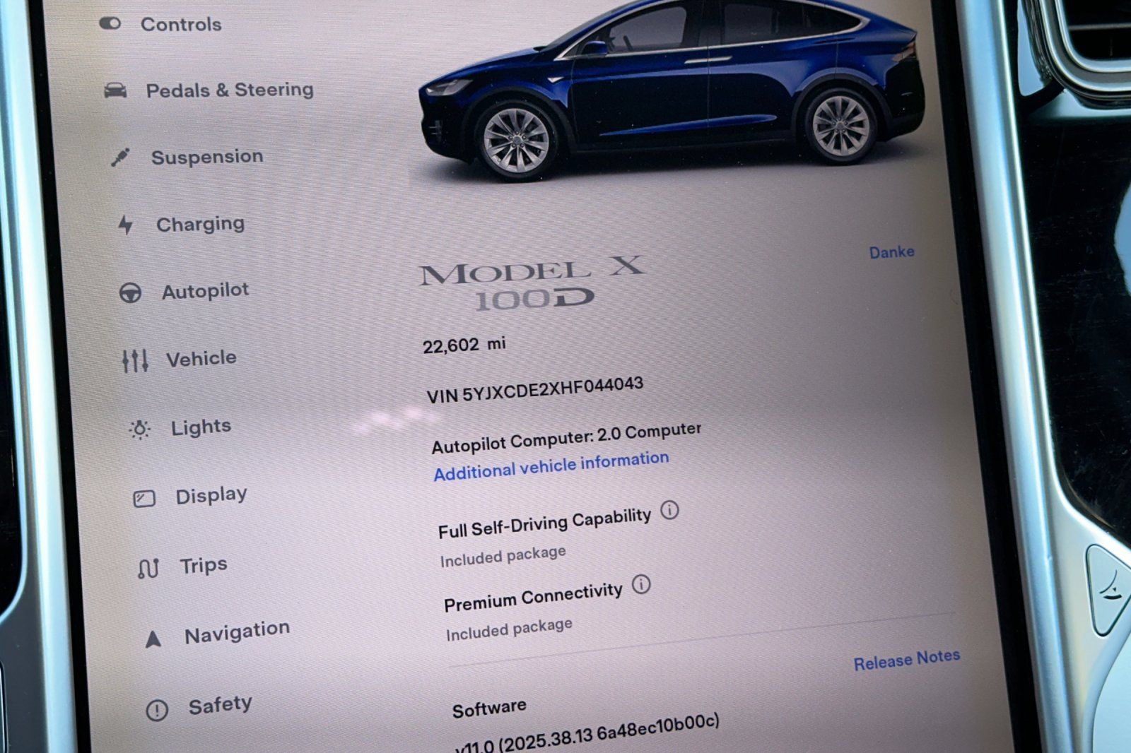 Used 2017 Tesla Model X 100D AWD/4WD image 25
