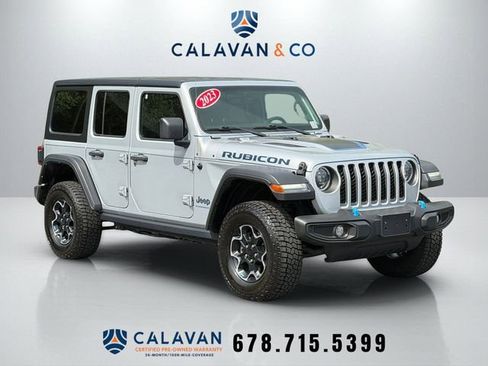 Used 2023 Jeep Wrangler Unlimited Rubicon 4xe w/ Cold Weather Group AWD/4WD image 1