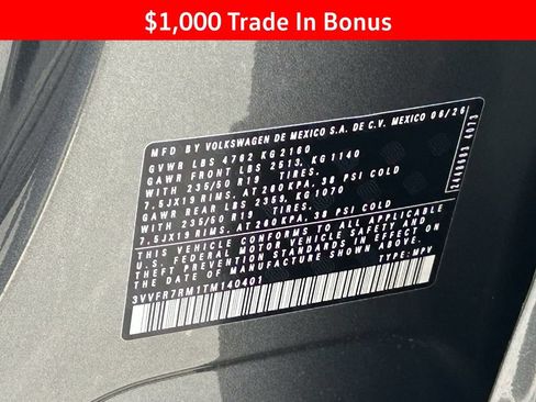 New 2026 Volkswagen Tiguan SE FWD image 29