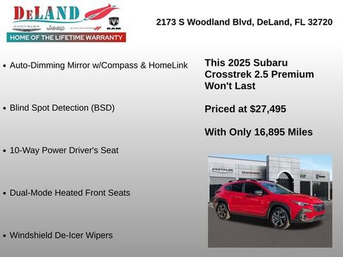 Used 2025 Subaru Crosstrek 2.0i Premium image 24