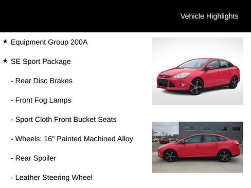 Used 2014 Ford Focus SE w/ SE Sport Package image 6