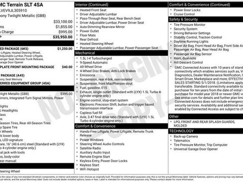 Used 2018 GMC Terrain SLT w/ Preferred Package image 1