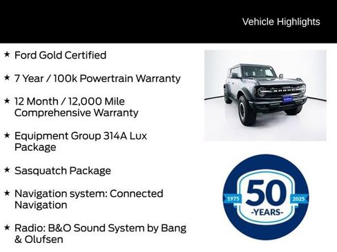 Used 2023 Ford Bronco Outer Banks w/ Sasquatch Package image 6