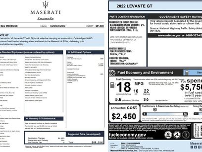 Used 2022 Maserati Levante GT
