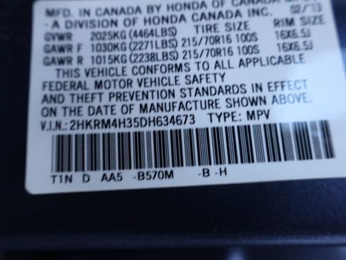 Used 2013 Honda CR-V LX image 13