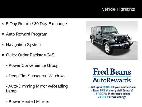 Used 2016 Jeep Wrangler Unlimited Sport w/ Quick Order Package 24S AWD/4WD image 4