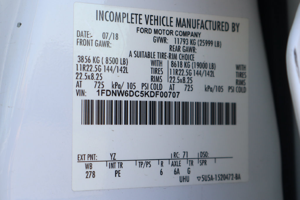 Used 2019 Ford F650 2WD Crew Cab Super Duty image 51