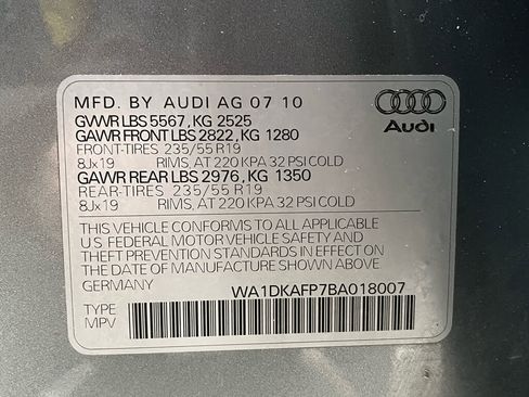 Used 2011 Audi Q5 3.2 Premium Plus AWD/4WD image 38