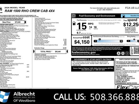 New 2026 RAM 1500 RHO image 30