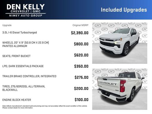 Used 2023 Chevrolet Silverado 1500 RST w/ LPO, Dark Essentials Package AWD/4WD image 3