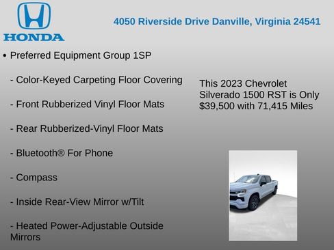 Used 2023 Chevrolet Silverado 1500 RST w/ Convenience Package II AWD/4WD image 12