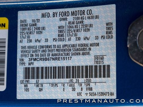 Used 2022 Ford Bronco Sport Big Bend w/ Convenience Package image 44