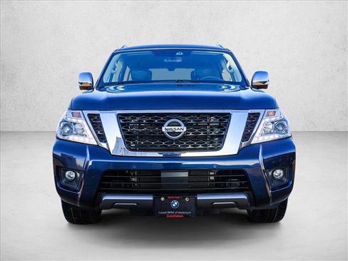 Used 2020 Nissan Armada Platinum w/ Captain's Chairs Package AWD/4WD image 2