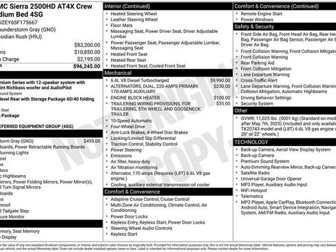 Used 2025 GMC Sierra 2500 AT4X AWD/4WD image 3