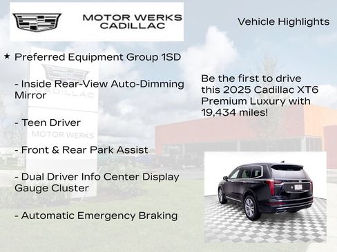 Certified 2025 Cadillac XT6 Premium Luxury w/ Platinum Package AWD/4WD image 7