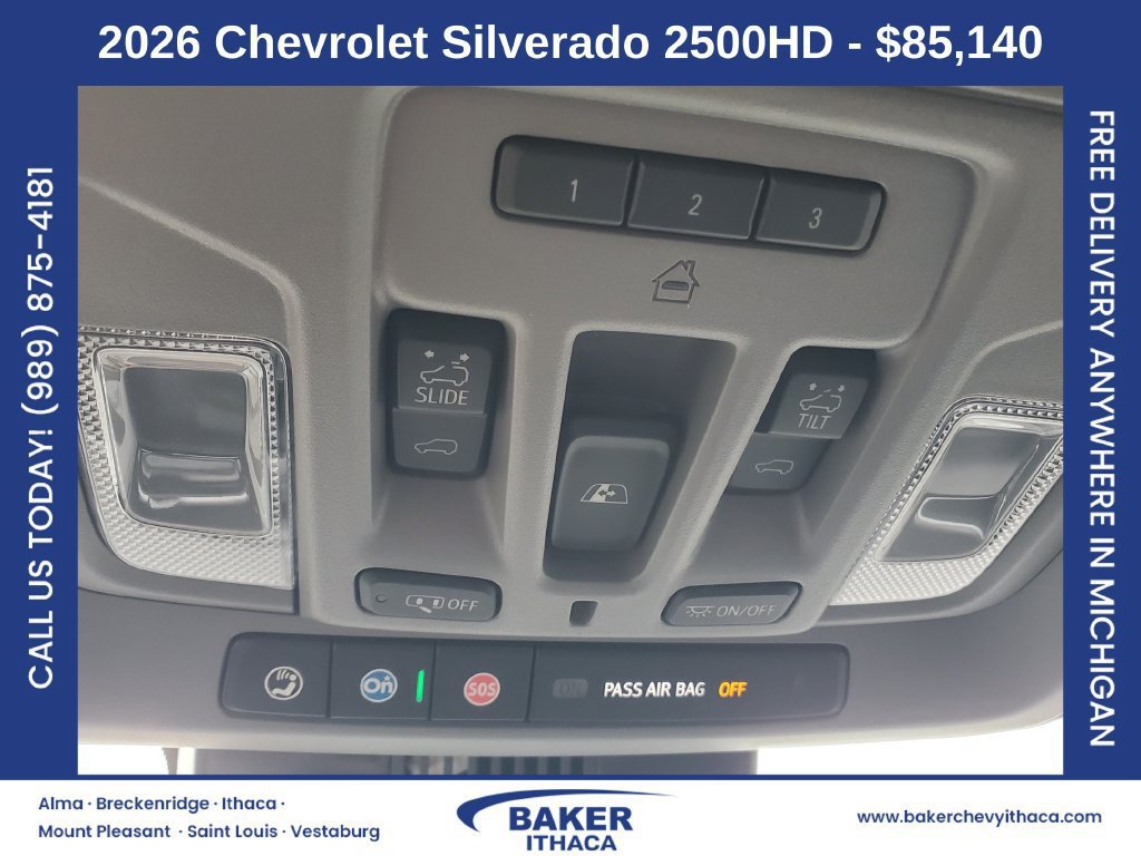 New 2026 Chevrolet Silverado 2500 LTZ w/ Trail Boss Package AWD/4WD image 25
