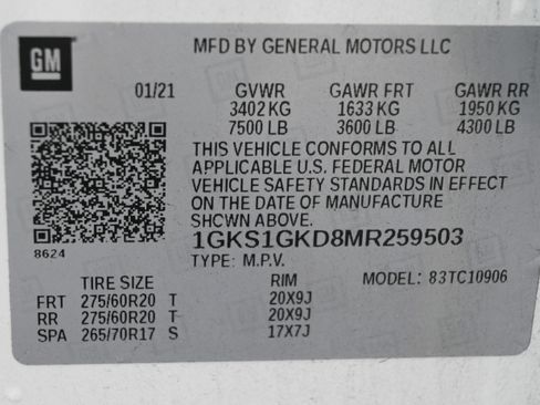 Used 2021 GMC Yukon XL SLT image 38