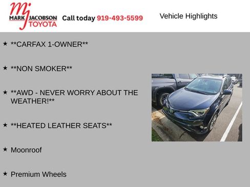 Used 2017 Toyota RAV4 Limited w/ Carpet Mat Package image 5