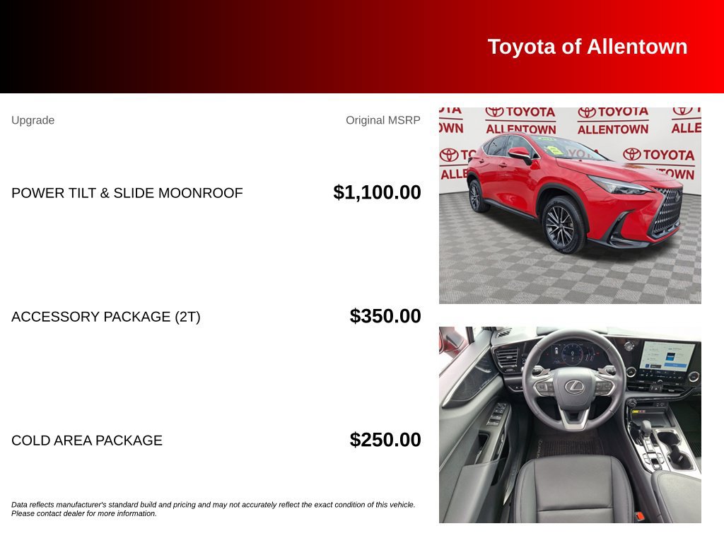 Used 2025 Lexus NX 350 AWD w/ Accessory Package (2T) image 5