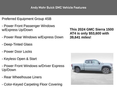 Used 2024 GMC Sierra 1500 AT4 w/ AT4 Premium Package AWD/4WD image 12