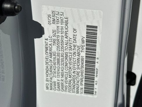 New 2026 Honda Odyssey Elite image 35