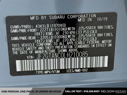 Used 2020 Subaru Crosstrek 2.0i Limited w/ Moonroof Package w/Navigation AWD/4WD image 33