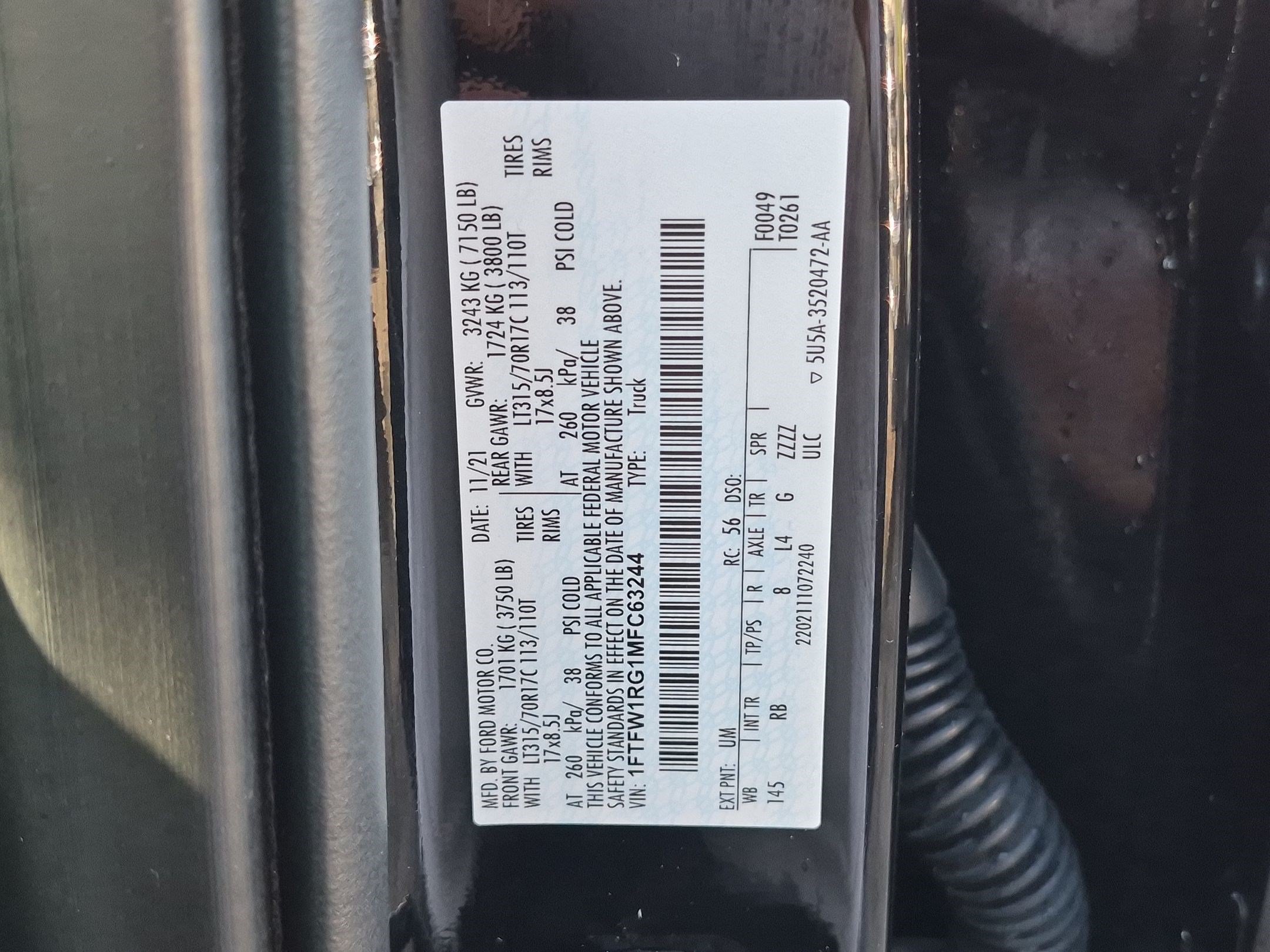 Used 2021 Ford F150 Raptor w/ Equipment Group 801A High AWD/4WD image 38