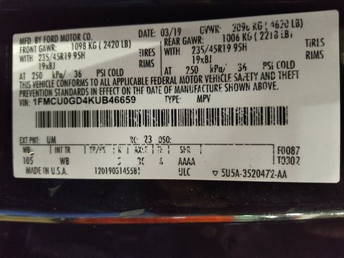 Used 2019 Ford Escape SE FWD image 33