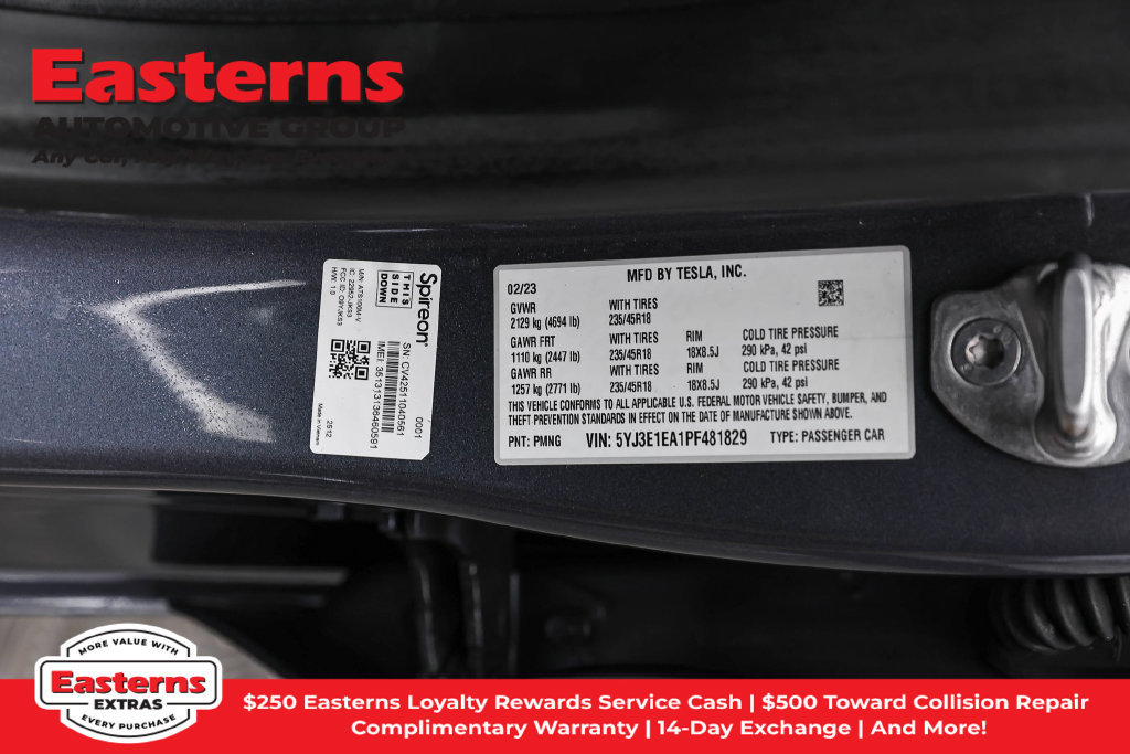 Used 2023 Tesla Model 3 Standard Range RWD image 30